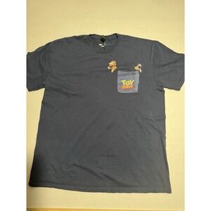 Gildan Brand Disney Pixar Toy Story Slinky Dog False Pocket Blue XL T-shirt #822